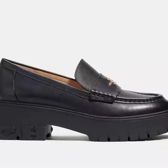 Coach Outlet Ruthie Loafer Leather upper Man-made leather lining/footbed
outsole - Picture 1 of 4